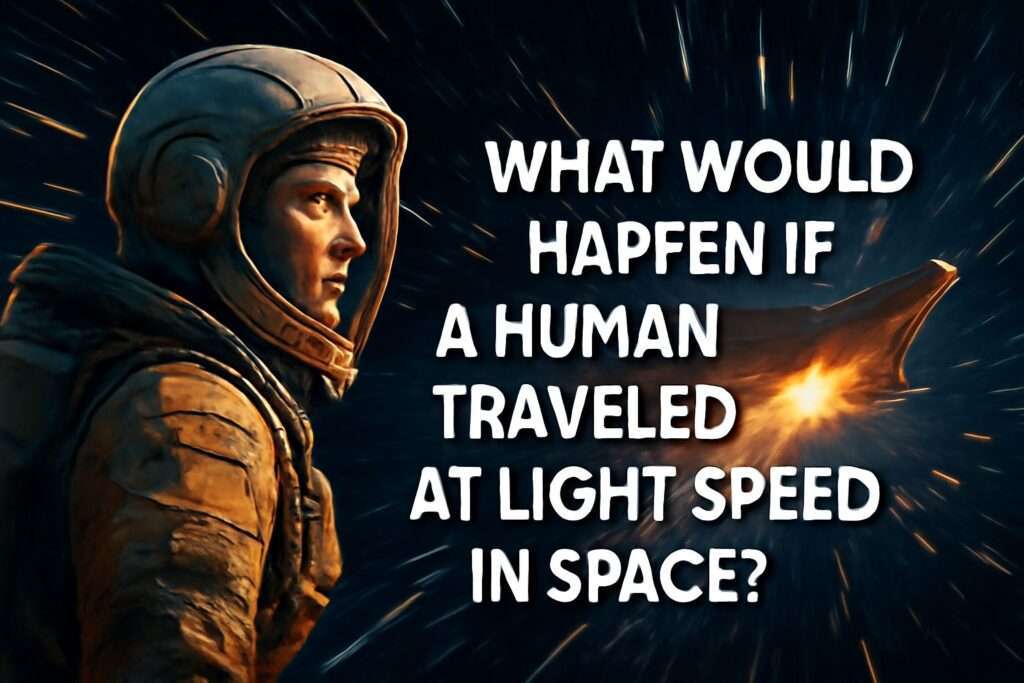 What Would Happen if a Human Traveled at Light Speed in Space?
