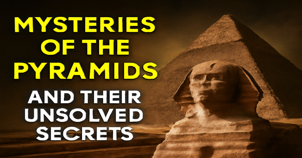 The Mysteries of Pyramids and Their Unsolved Secrets: Information You’ve Never Heard Before!